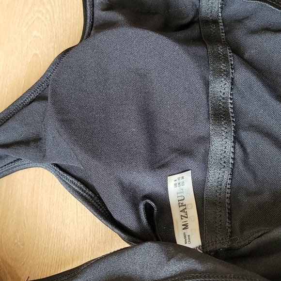 Zaful Size Medium US 6 Black High Waisted One Piece - Picture 3 of 4